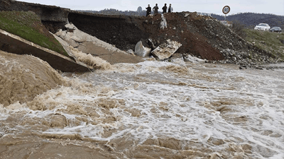 بەهۆی رووخانی پردەکەی رێگای مەرزی سەیرانبەن هاتووچۆی بازرگانی ناوەستێنێت