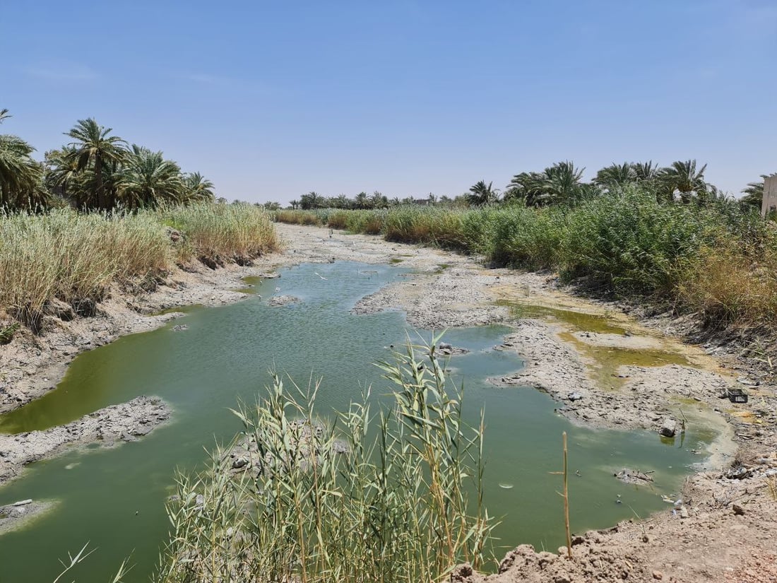 صور صادمة واستغاثة من 14 قرية في المثنى: لا ماء.. “المريبي” جف تماماً