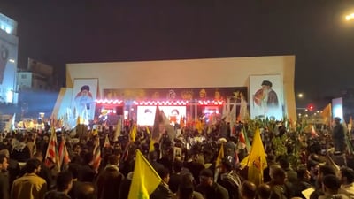 استجابة لمجتبى خامنئي.. الفصائل العراقية تحيي يوم القدس في ساحة التحرير