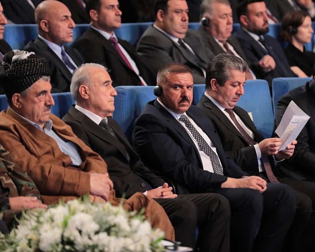 وزير الداخلية ومسرور بارزاني يشاركان في مؤتمر عن مكافحة المخدرات.. صور من أربيل