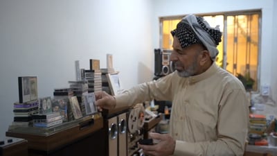 Mosul collector preserves Iraq’s rural musical heritage through decades-old archive