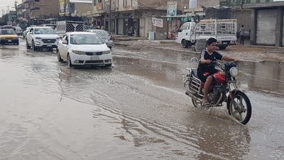 أهالي المسيب: الشتاء أفضل من الصيف حقاً لكننا غرقنا بالمطر القليل يا بلدية (صور)