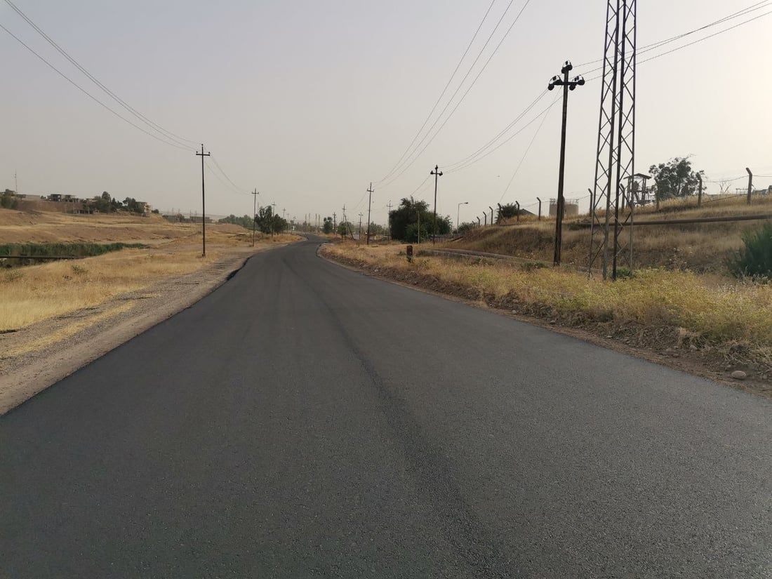 قرب الزاب الصغير.. الطريق إلى سد الدبس اصبح جاهزاً والموارد المائية “بلطت” 2 كم