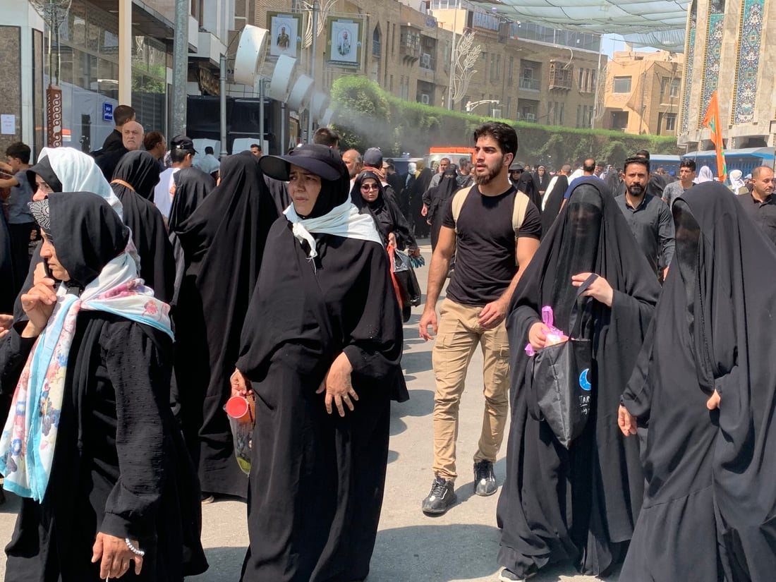صور: 30 منظومة بث تلفزيوني استقرت في كربلاء.. 1600 صحفي يغطون الزيارة