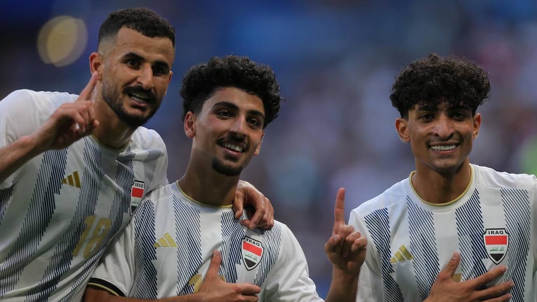 العراق يتقدم على أوكرانيا بقدم علي جاسم