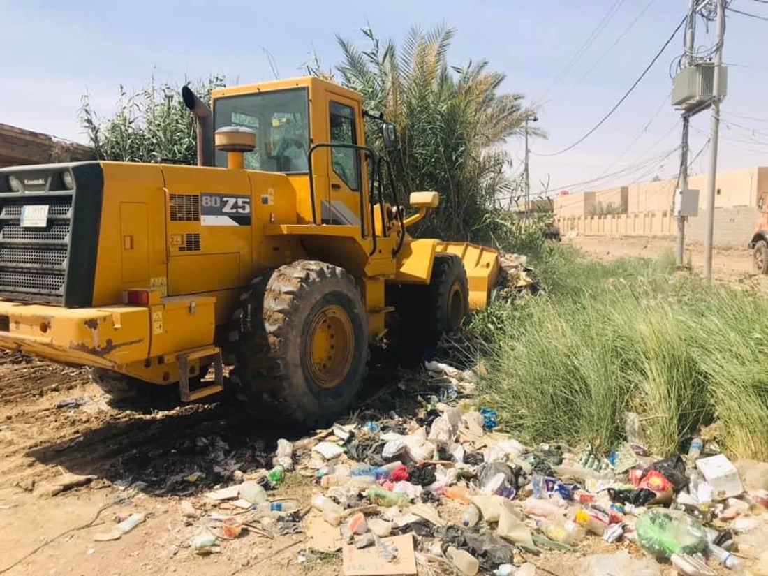 أسبوع كامل من التنظيف اليومي لسوق شعلان في النجف (صور)