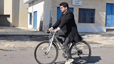 Mosul university employee cycles daily, plans long-distance journey through Iraq