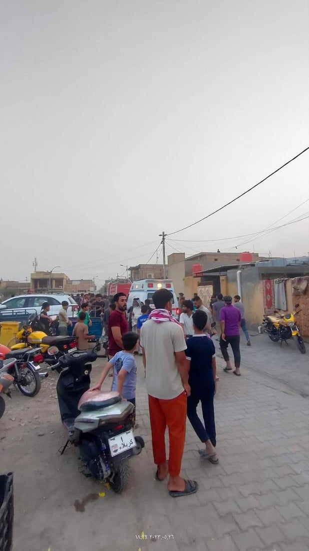 فيديو من الحريق الكبير في سوق الجهاد وسط الكوت.. انهار السقف وتضررت المحال