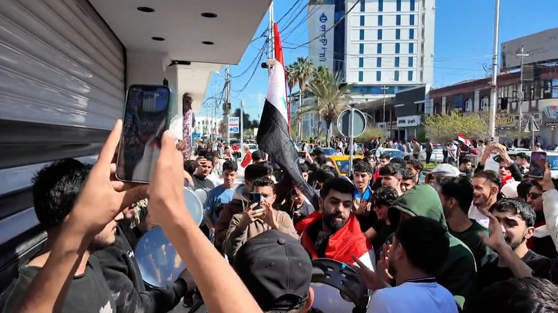 كركوك رسمت العلم على الوجه وغنت للوطن خلال احتفالات التأهل للمونديال