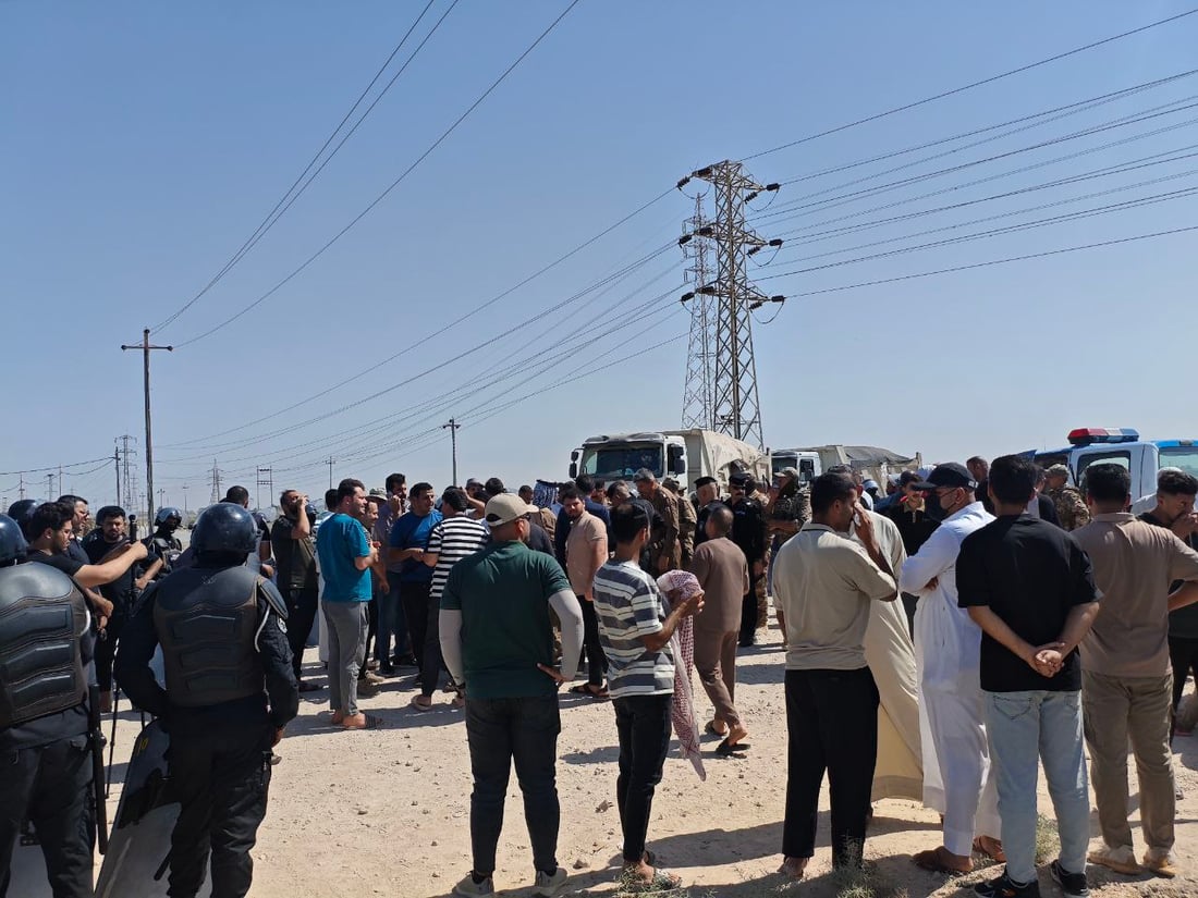 “محرومون من المكيفات”.. ناحية النيل تحتج مجدداً وتمنع دخول الكابسات (صور)