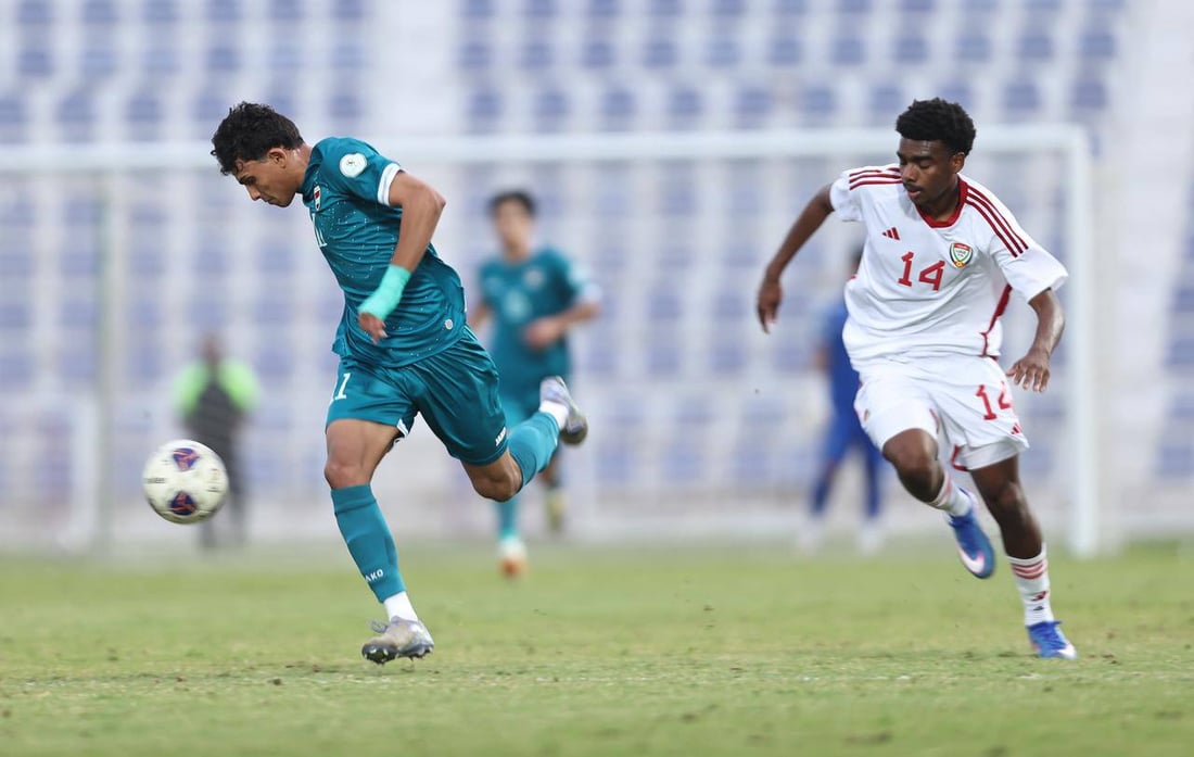 شباب العراق يفوزون على الإمارات ودياً
