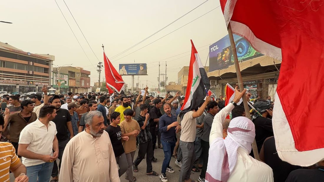 صور: شمال البصرة تخرج راياتها على الحكومة.. مسيرة عشائرية احتجاجاً على تلوث المياه