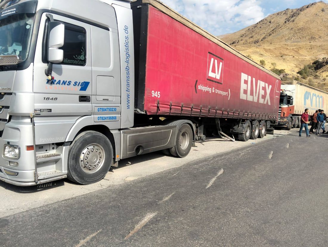 بە رووداوێکی هاتوچۆ پێنج کەس بریندار بوون 