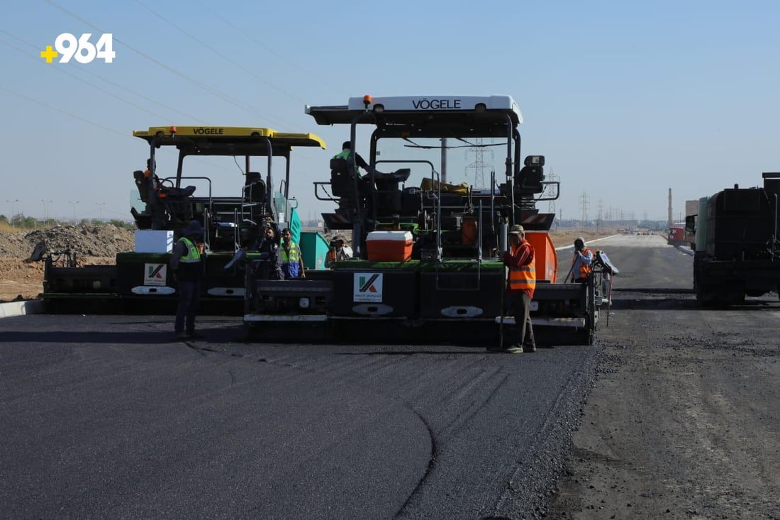 زیاتر لە یه‌ك ملیار دینار بۆ شه‌قامێكی هه‌ولێر ته‌رخان كرا
