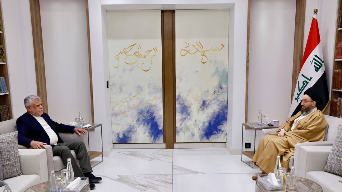 وضع سوريا يشغل سياسيي العراق.. نقاش بين الحكيم والعامري