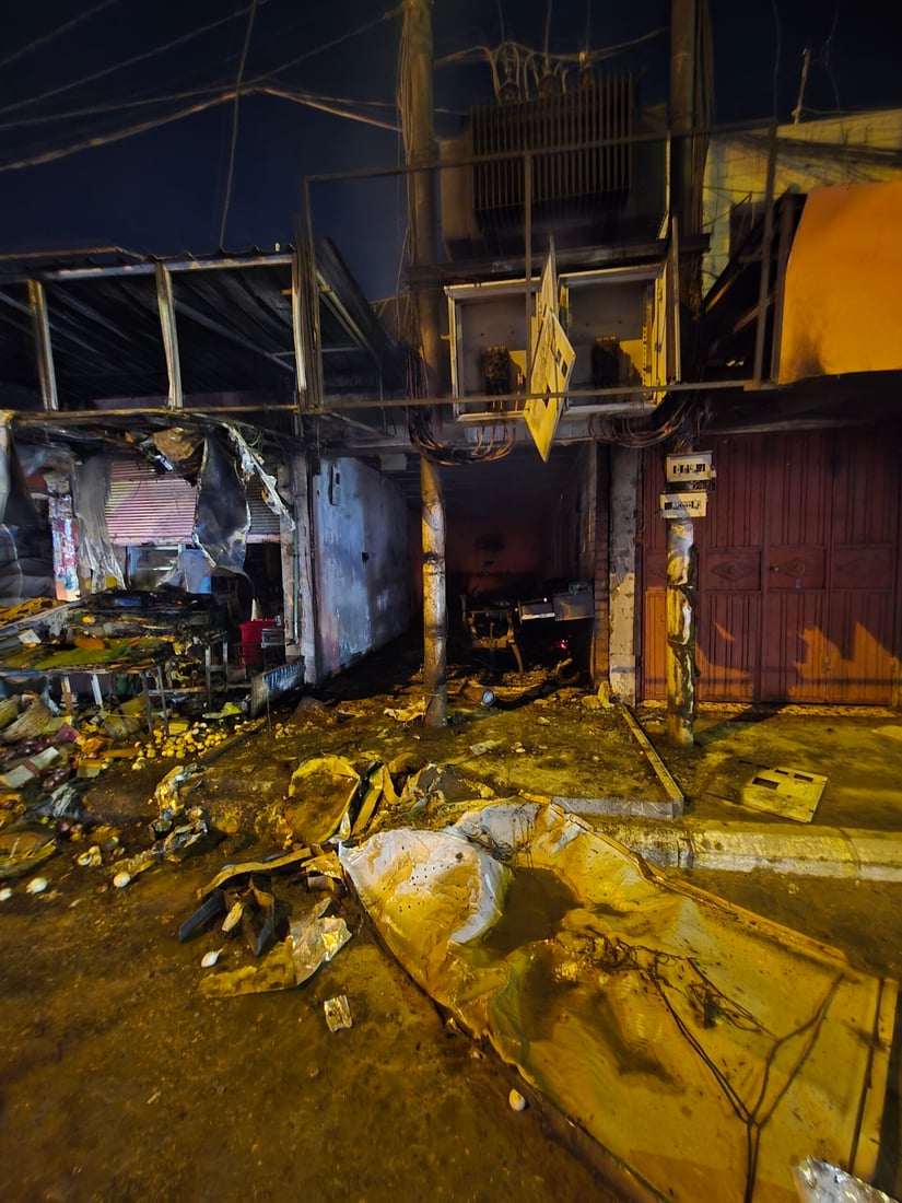 کارەبای ئەو 100 ماڵ و دوکانە دێتەوە کە محاویلەکەیان سووتا