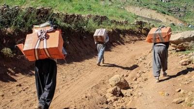 حەوت کۆڵبەر بە تەقەی هێزە ئەمنییەکانی ئێران بریندار بوون