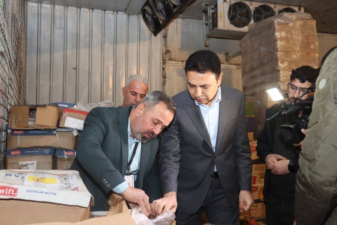 گۆشتفرۆشی محەمەد حەسەن لە هەولێر داخرا؛ قایمقام خۆی لەگەڵ لیژنەکان بوو