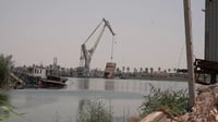 فيديو يحب العراقيون مشاهدته.. شط العرب يتخلص من حرب صدا