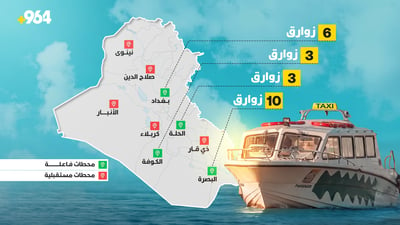 هذه محطات التاكسي النهري في العراق والخدمة ستدخل 5 مدن جديدة