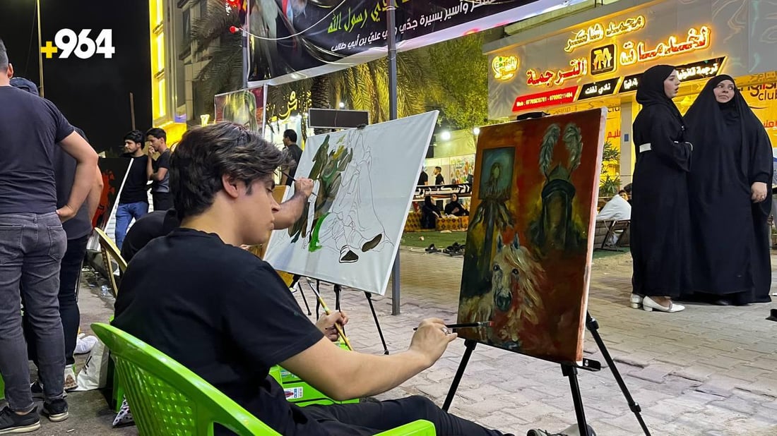 سائحان من أوروبا بين مواكب “الطويسة”: عاشوراء “مدهش” في البصرة (صور)