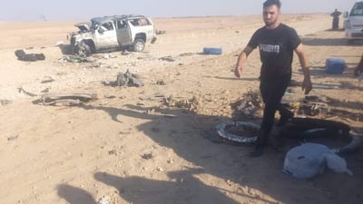 الأنبار: مصرع 3 أشخاص وإصابة 11 آخرين في حادث تصادم بين “GMC” و”سينا”