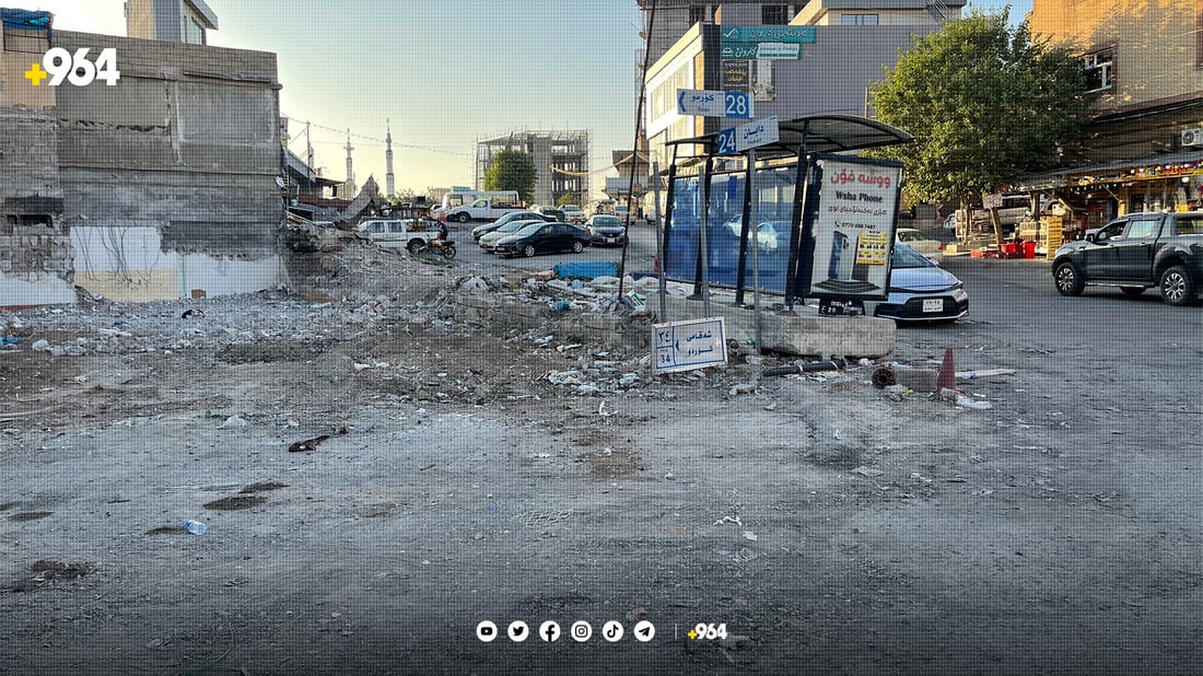 سلێمانی.. شەقامی کارێزەوشک دەکرێتە دووساید