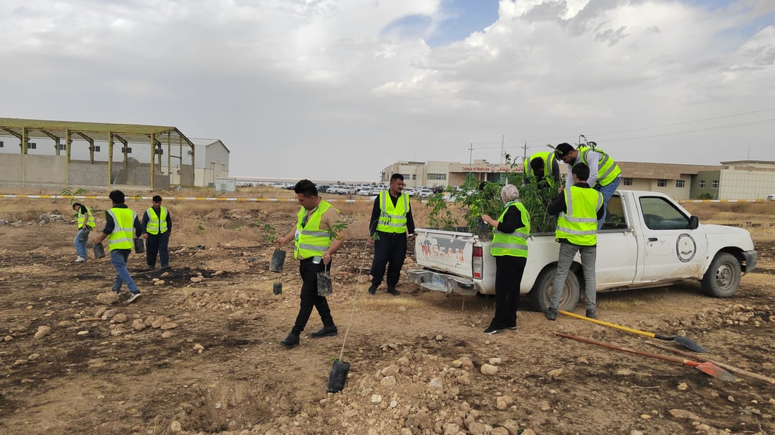 Environmental campaign launches at Garmian University to boost greenery