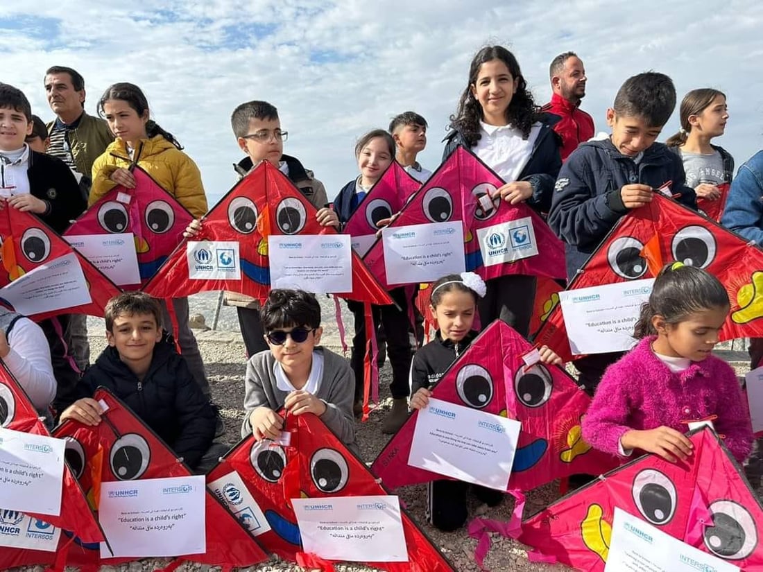 منداڵە ئاوارەکانی سلێمانی بۆ هەڵدانی کۆلارە برانە گۆیژە