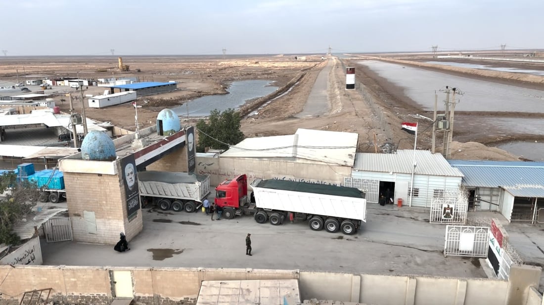 إحصائية أسبوعية: زخم كبير في منفذ الشلامجة وحركة الشاحنات لا تتوقف (صور جوية)