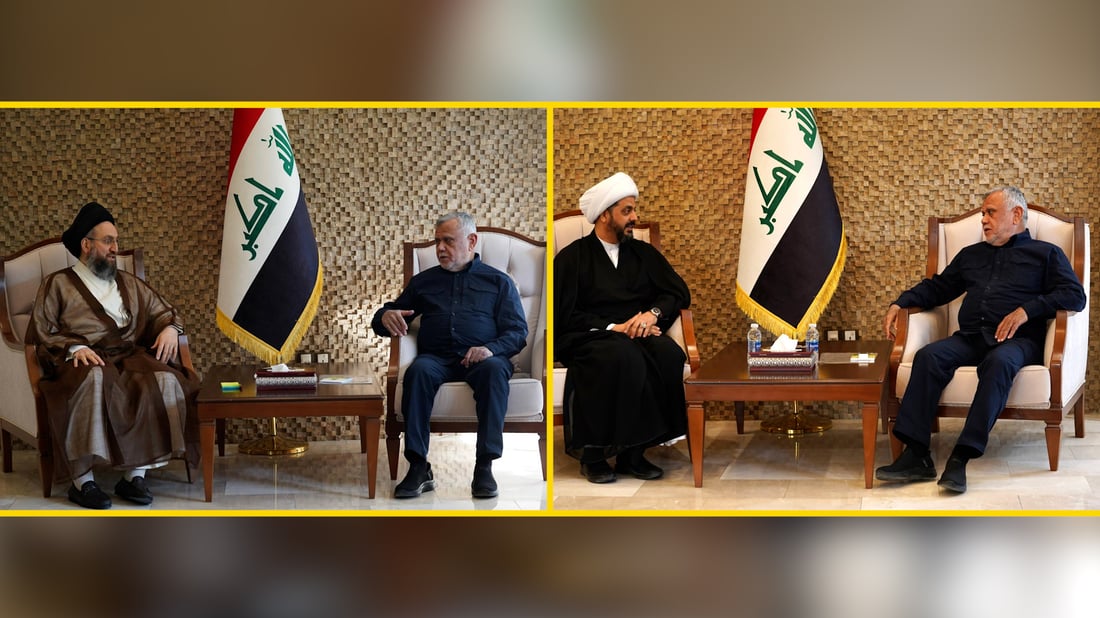 الحكيم والخزعلي في ضيافة العامري لتبادل تهاني الفوز بالانتخابات