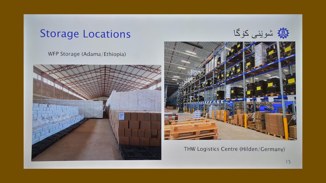 له‌ هه‌رێمی كوردستان 7 كۆگاى گه‌وره‌ بۆ پێداویستى حاڵه‌ته‌ له‌ناكاوه‌كان دروستكراون