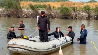 سێ گەشتیاری عەرەب لە ئاوی زێی گەورەدا رزگار کران
