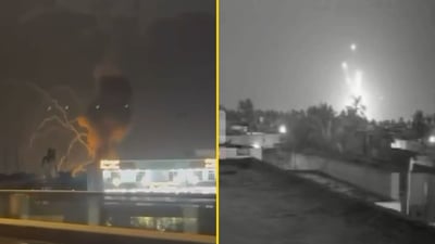 فيديو: لحظة انفجار كدس الحشد الشعبي في بغداد