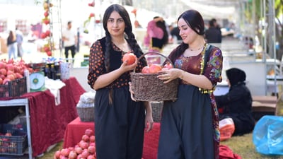 فيديو: مهرجان حلبجة “جاد للغاية” والجائزة لـ”أكبر رمانة” في البستان