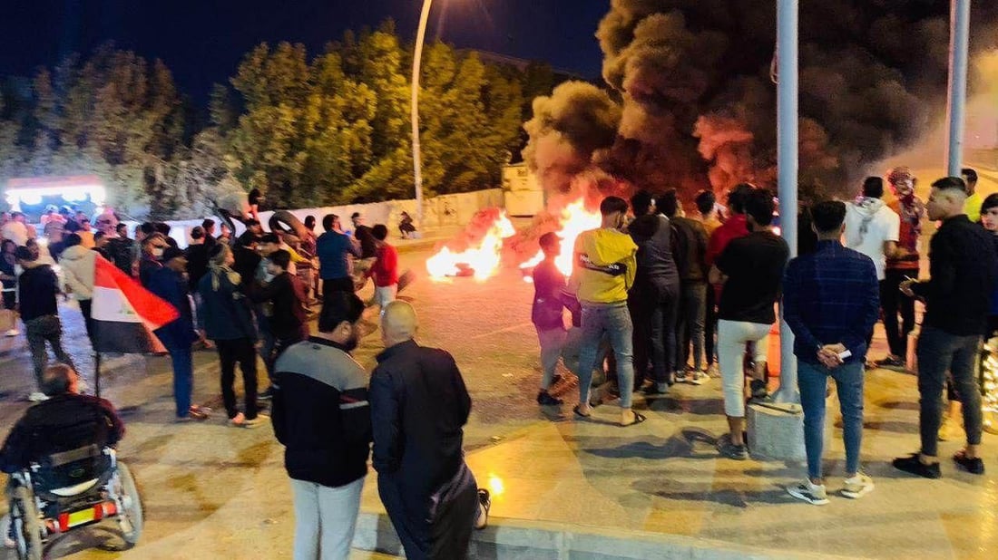 متظاهرو بابل يغلقون الشوارع الرئيسية ويتوعدون البرلمان: سانت ليغو لن يمر (صور)