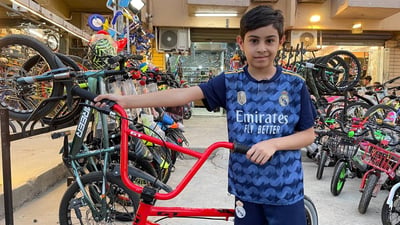 Baghdad’s  bicycle market sees decline amid rise of digital entertainment