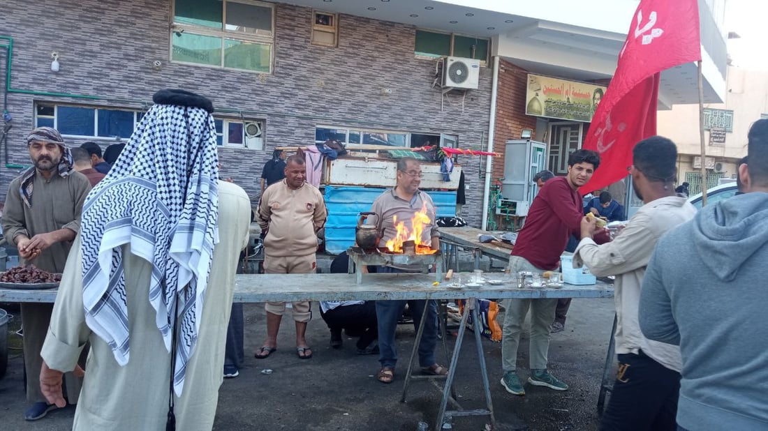صور من شعبانية كربلاء اليوم: المدينة القديمة امتلأت والطعام في كل مكان