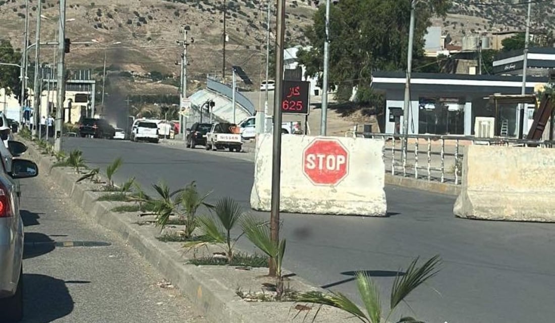 شارەوانی کۆیە بۆ شۆفێران: سایدێکی شەقامی ئازادی داخرا