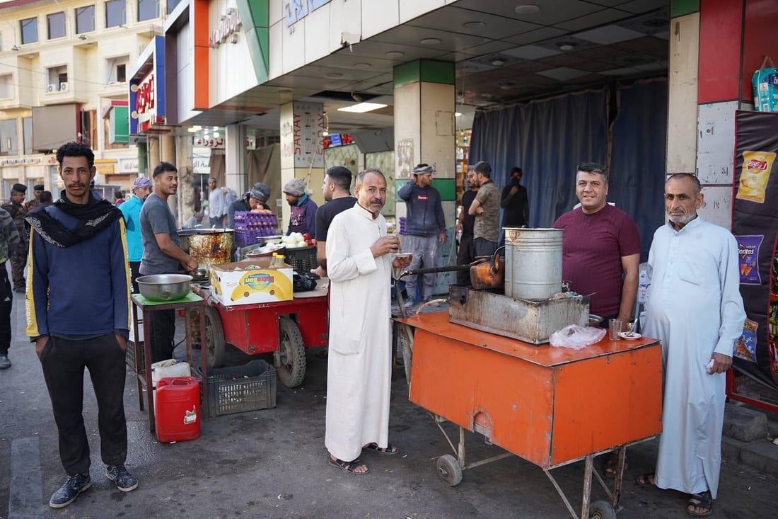 “بالعافية العطلة على الموظفين”.. صور من صباح ساحة العامل وسط الكوت