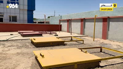 نارنجۆکێک هەڵدرایە ناو بەنزینخانەیەک