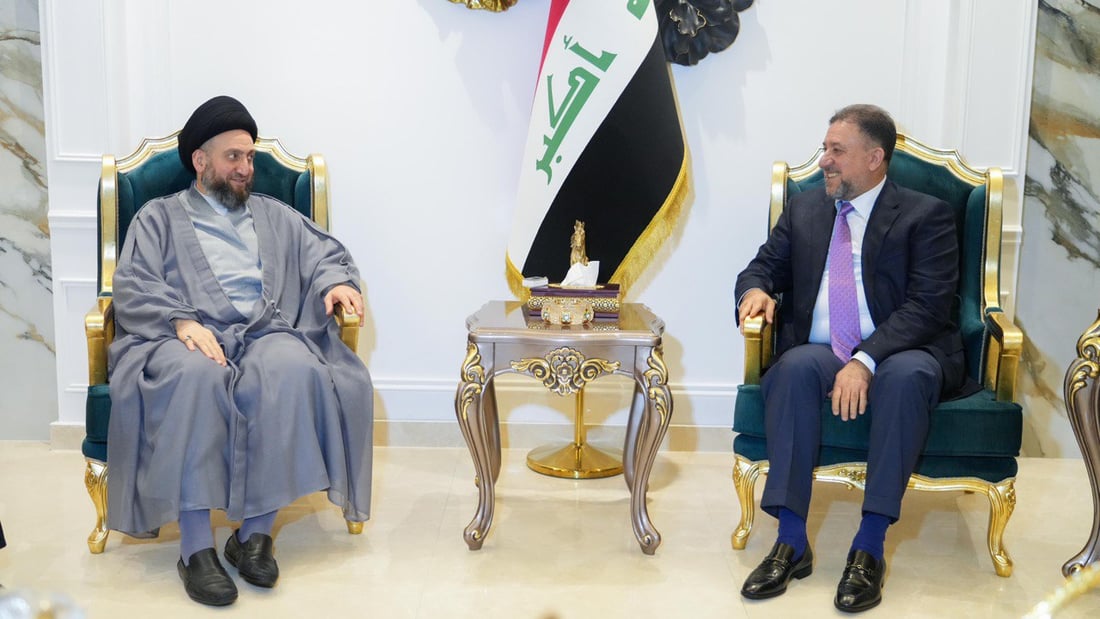 صور: عمار الحكيم في ضيافة خميس الخنجر للتأكيد على التوافق لتجاوز الأزمات