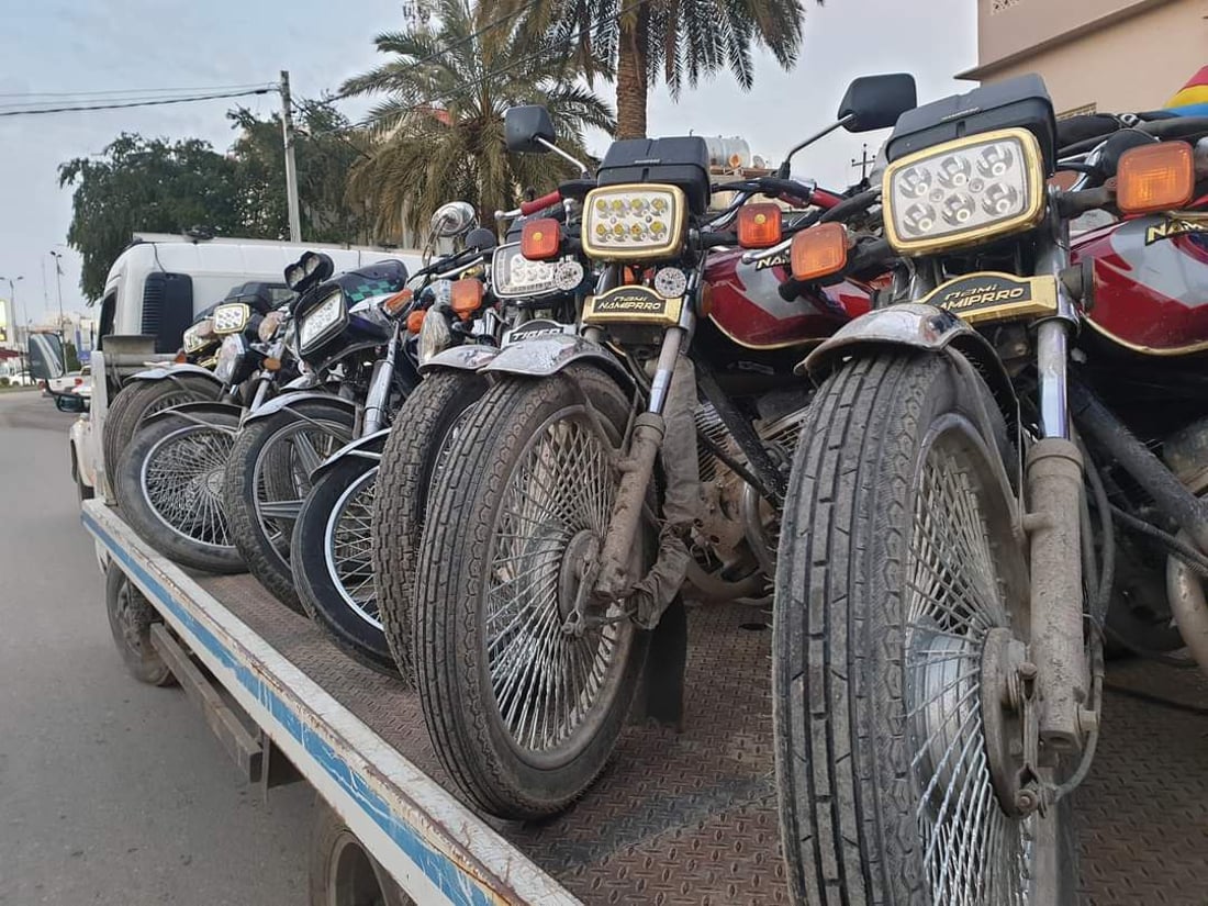 دەستبەسەرداگرتنی ماتۆڕسکیلەکانی قەزای خورماتوو دەستیپێکرد