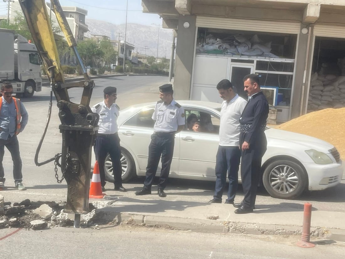 رێگای تانکەر و بارهەڵگرەکان لەناو قەزای دەربەندیخان جیا دەکرێتەوە