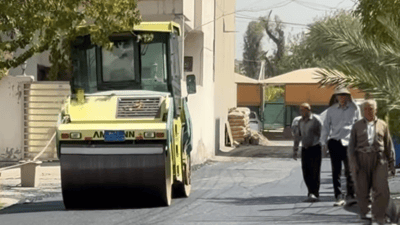 شارەوانی هەولێر کەوتووەتەخۆ و کوچە و کۆڵان و شەقامەکان رێکدەخات