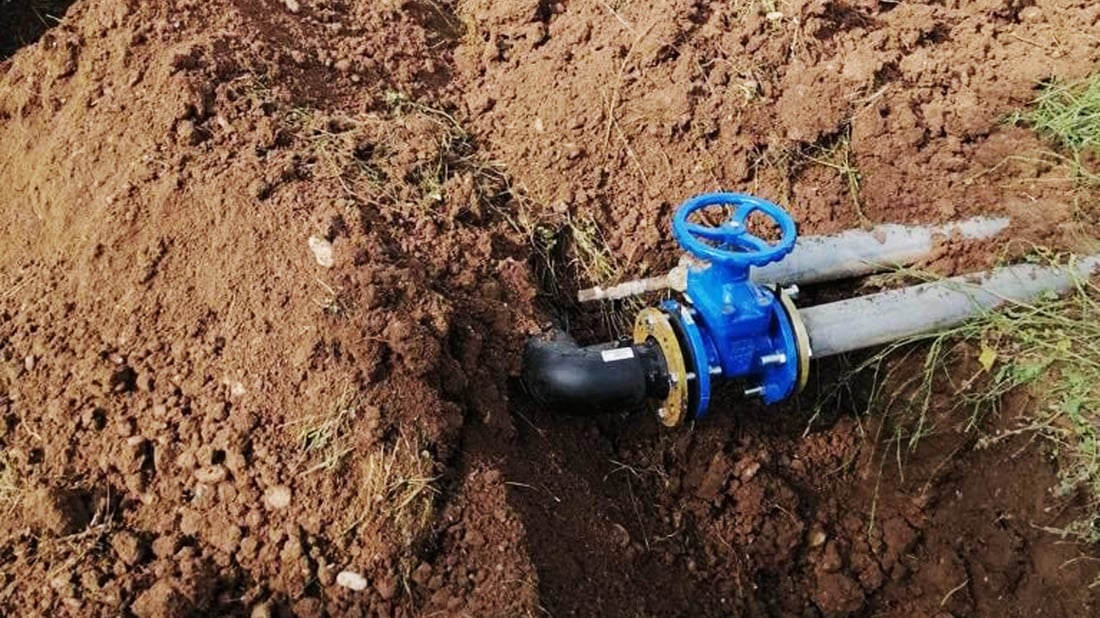 بۆ یه‌كه‌مجار ئاوى خواردنه‌وه‌ گەیەندرایە 60 ماڵی سنوورى ناحیەی رزگاری