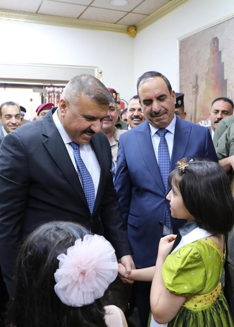 وزير الداخلية يصل إلى صلاح الدين على رأس وفد أمني رفيع (صور)