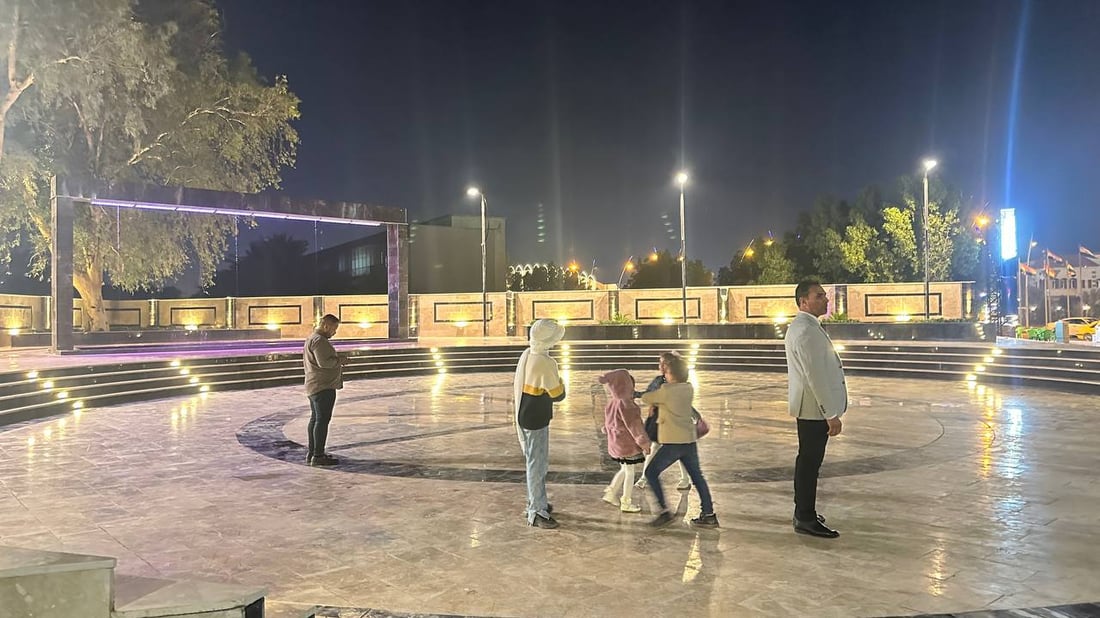 صور: أصبح في واسط ساحة احتفالات جميلة.. والمحافظ يشيد بسرعة الإنجاز