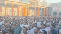شاهد تكبيرات العيد في العتبة الكاظمية.. 