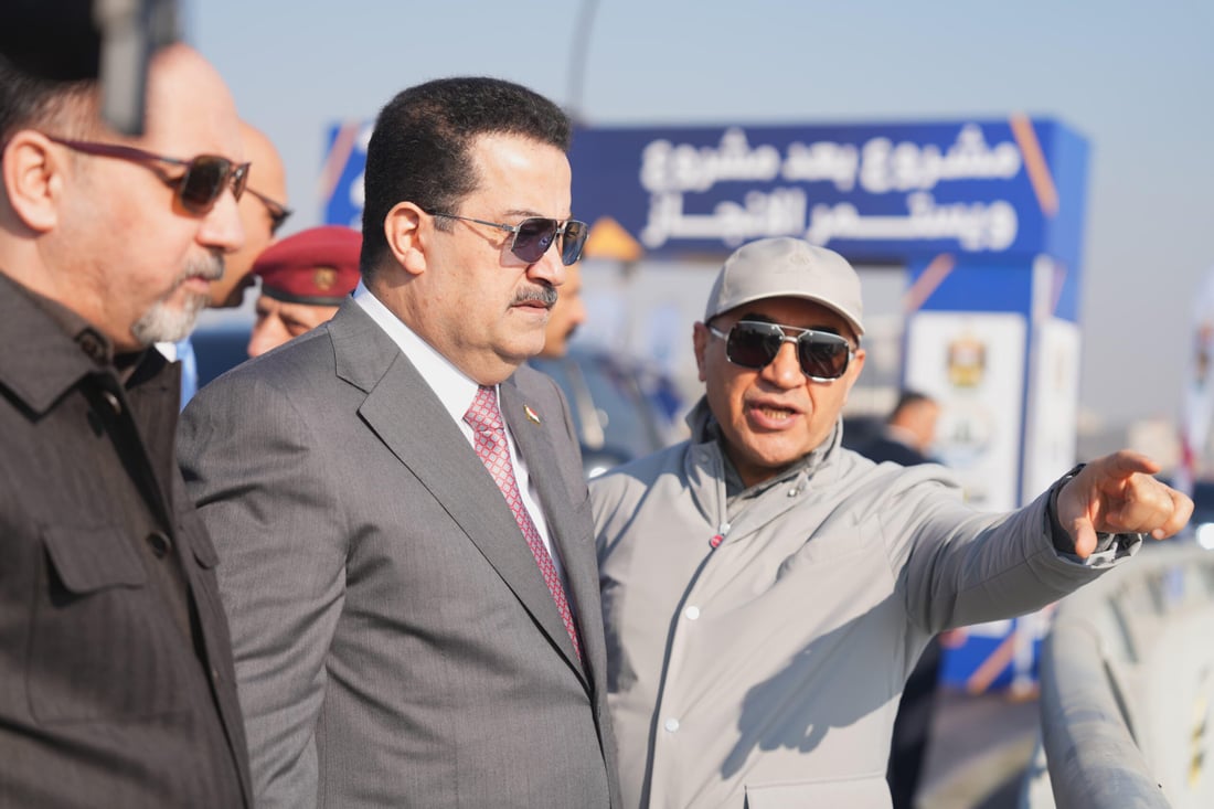 السوداني يفتتح نفق ومجسر تقاطع معسكر الرشيد – الزعفرانية (صور)